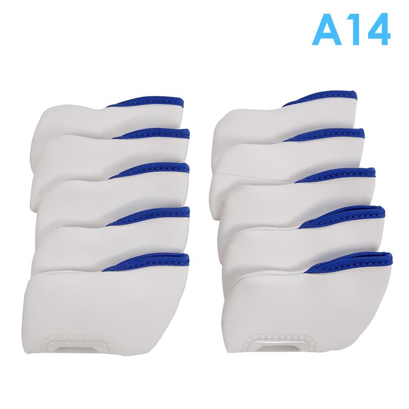 

10 шт./компл. вышитый номер гольф утюг головные чехлы утюг головные чехлы клинья