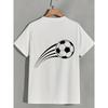 Fußball-Grafik-T-Shirt für Herren - Perfekt für Familien-Spieleabende und Firmen-Teambuilding-Events! Ideales Geschenk für Fußballfans dieses Weihnachten