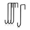 4 Pcs Hanging Basket Brackets Fence Hooks Set Wall Plant Hangers Kit for Hanging Plants Planters Bird Feeders Lantern Decoration
