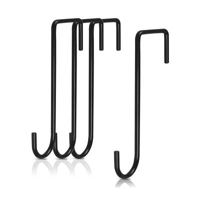 4 Pcs Hanging Basket Brackets Fence Hooks Set Wall Plant Hangers Kit for Hanging Plants Planters Bird Feeders Lantern Decoration