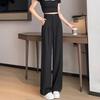 Spring and Autumn Lady Baggy High Waist Suit Pants Women Straight Leg Trousers Girls Casual Daily Slacks