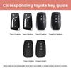 DKBMUE1 ABS Alloy Car Key Case Cover Protect Shell Bag For Toyota Land Cruiser Prado Crown  Yaris Cross Hilux Innova Fortuner Camry