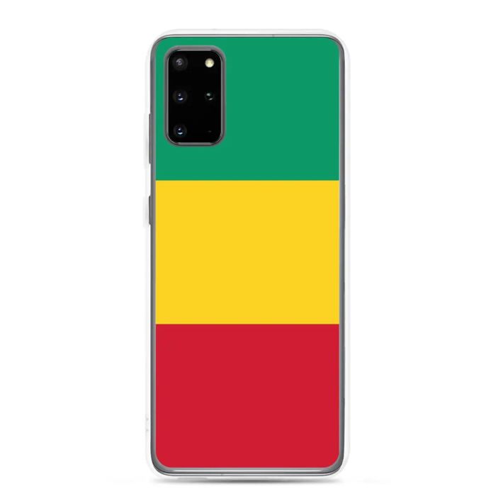 Coque Téléphone – Samsung – Galaxy S20 Ultra – Drapeau Guinée – Souple – Multicolore