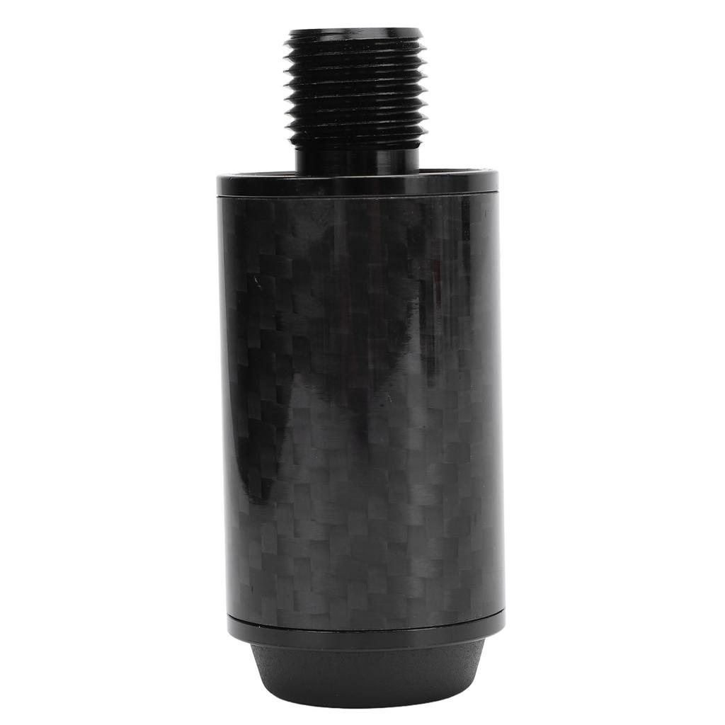 Pool Cue Extension 2 Inch Carbon Fiber Billiard Telescopic Extension Cue with Rubber Plugging for