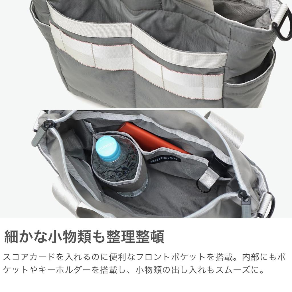 Briefing 2-Way Cart Tote CS BRG251T10 Black Golf Tote Bag
