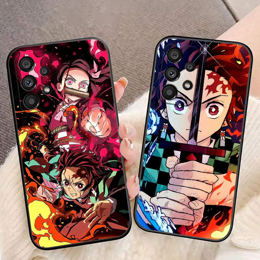Anime Demons Slayers Tanjiro Phone Case For Samsung A73 A72 A71 A57 A56 A55 A54 A53 A52 A51 A37 A36 A32 A23 A22 A16 A15 A14 Case