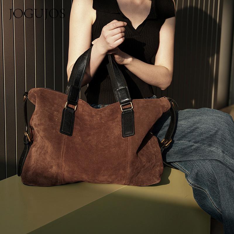 

JOGUJOS новая женская сумка из первого слоя коровьей кожи сумка-мессенджер женская из натуральной кожи женская сумка большой вместимости на плечо