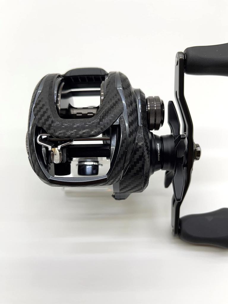 CUSTOM YOROI Custom Decal for 21 Tatula 300TW and 23 Saltist TW300 Baitcasting Reels Scratch Prevention Protection SEAT.JP - & (Black (Left-Handed))