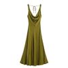 2025 European & American Silk Satin Camisole Dress - New Summer Design