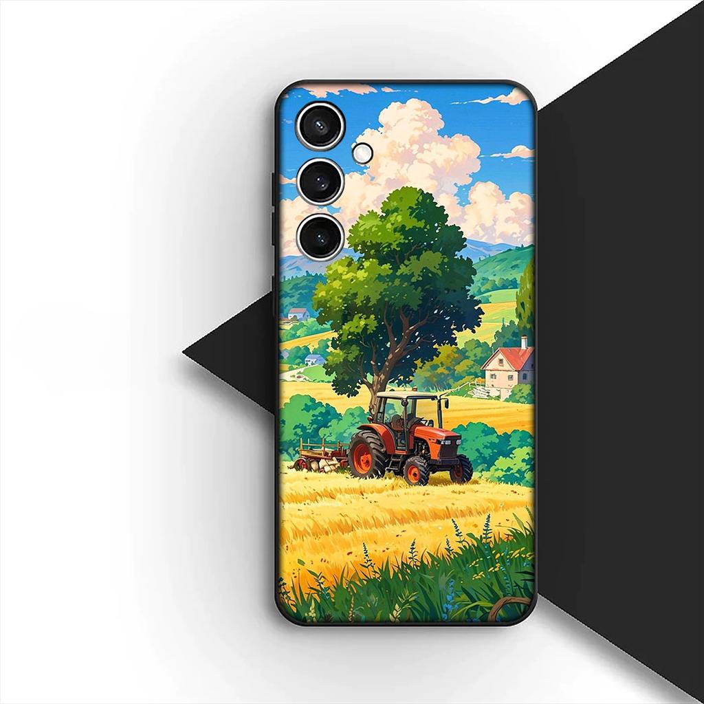 Farm Vehicle Tractor Silicone Cover for Apple iPhone 17 Pro XS Max Air XR 6 Plus X 5 + SE 2022 SE2 6+ Coque Phone Case