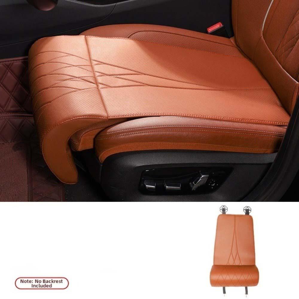 Leg Support Pads Car Seat Leg Support Extension Leather Seat Padding Mat Cover  for Driver оранжевый