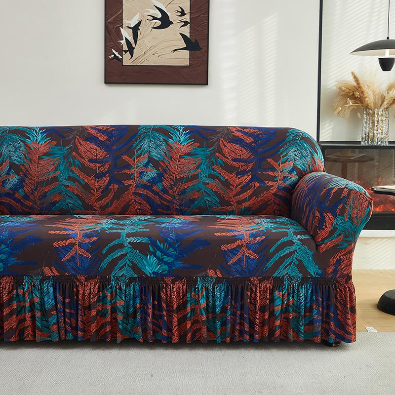stretch floral Couch Cover Sofa Covers Washable Furniture Protector for Dogs Corner sofa skirt 1/2/3/4 seater sofa slipcovers