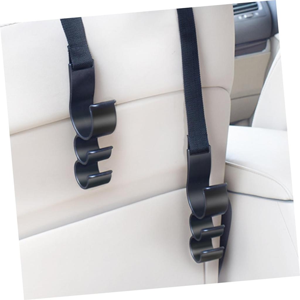 PartyKindom 2pcs Car Hooks, Seat Back Hooks, Trunk Umbrella Holder, Car Umbrella Storage Hook