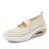 1 Summer new casual fly-woven mesh thick sole, light, comfortable and breathable large-size single shoes No. 2