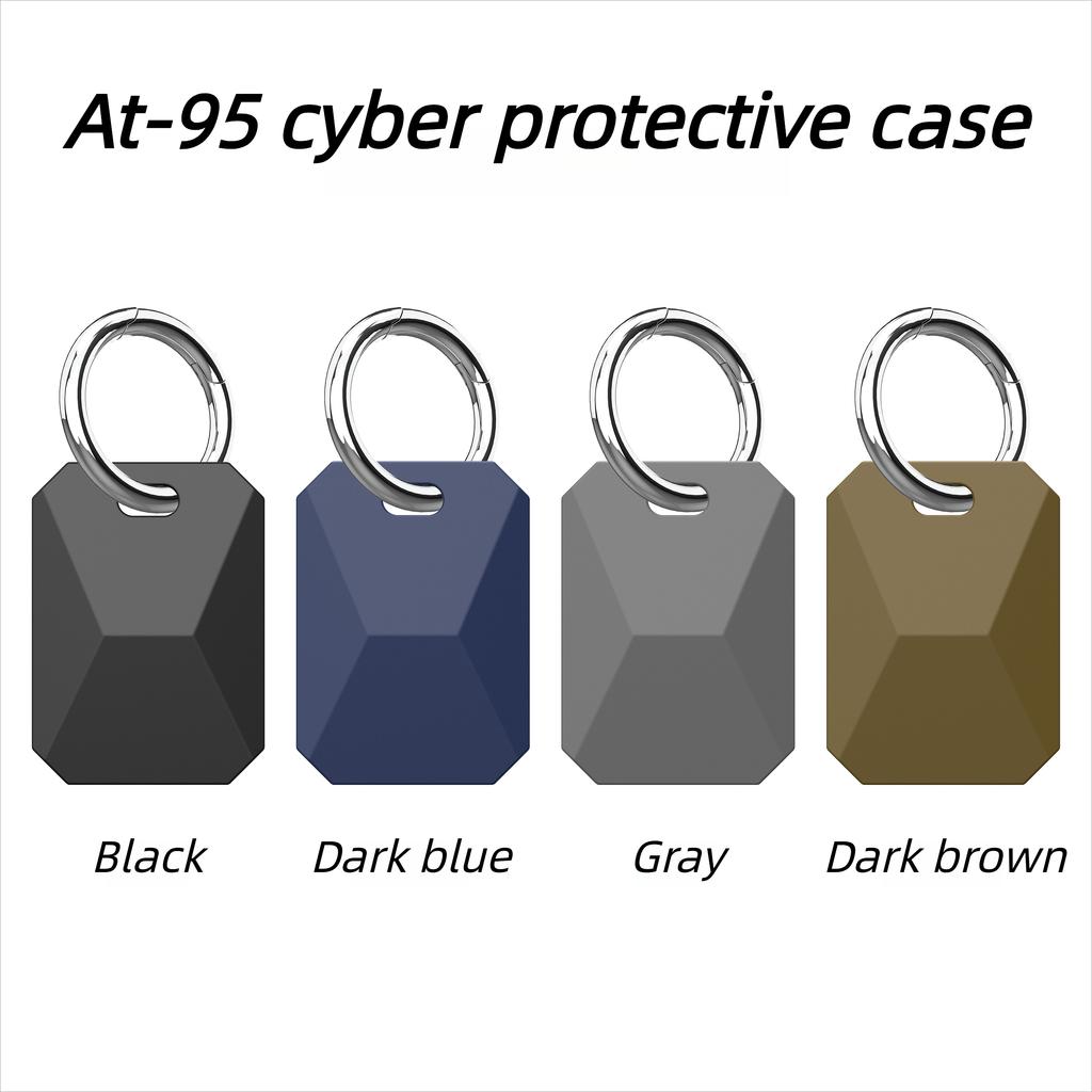 Cyberpunk style Silicone AirTag Case for Apple Airtags Keychain Cover 360° Waterproof Airtag Holder Tracker Accessories Air Tag Case