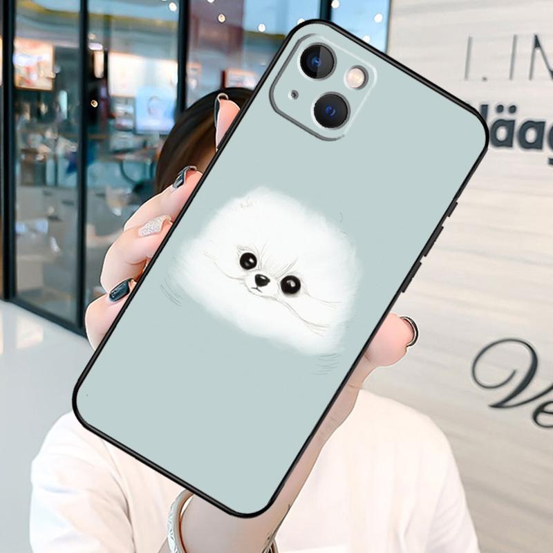 Pomeranian Dog Yoga Phone Case For IPhone 18 12 11 13 14 15 Pro Max 7 8 Plus Silicone Cover For IPhone 18 XR X XS Max SE