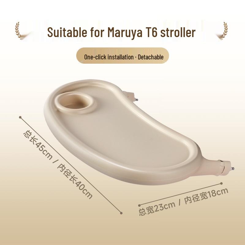 Maruya T6 Gen 2 Detachable Baby Food Tray Bowl for Stroller