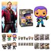 Pvc Material Guardians Of The Galaxy 3 Figures Rocket And Groot Pops