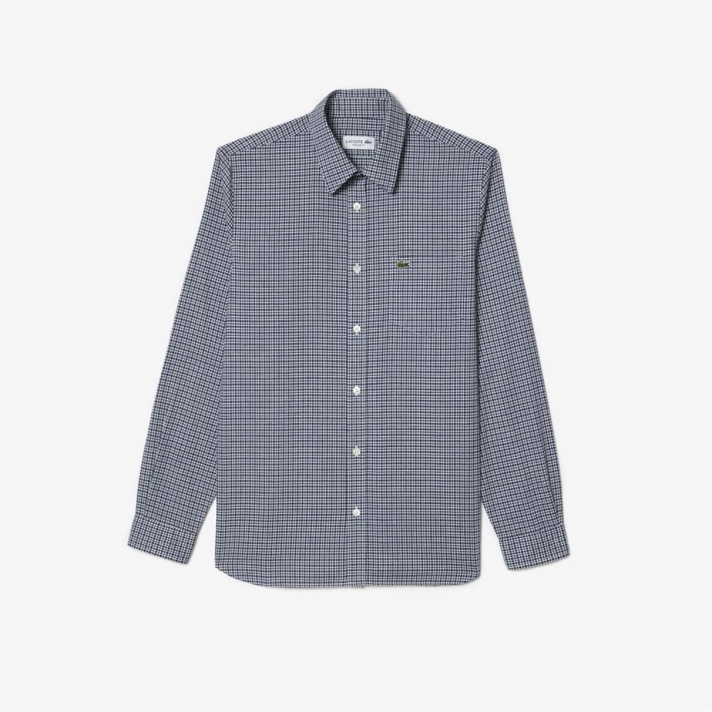 

LACOSTE Mens Check Flannel Shirt CH626653N KG2