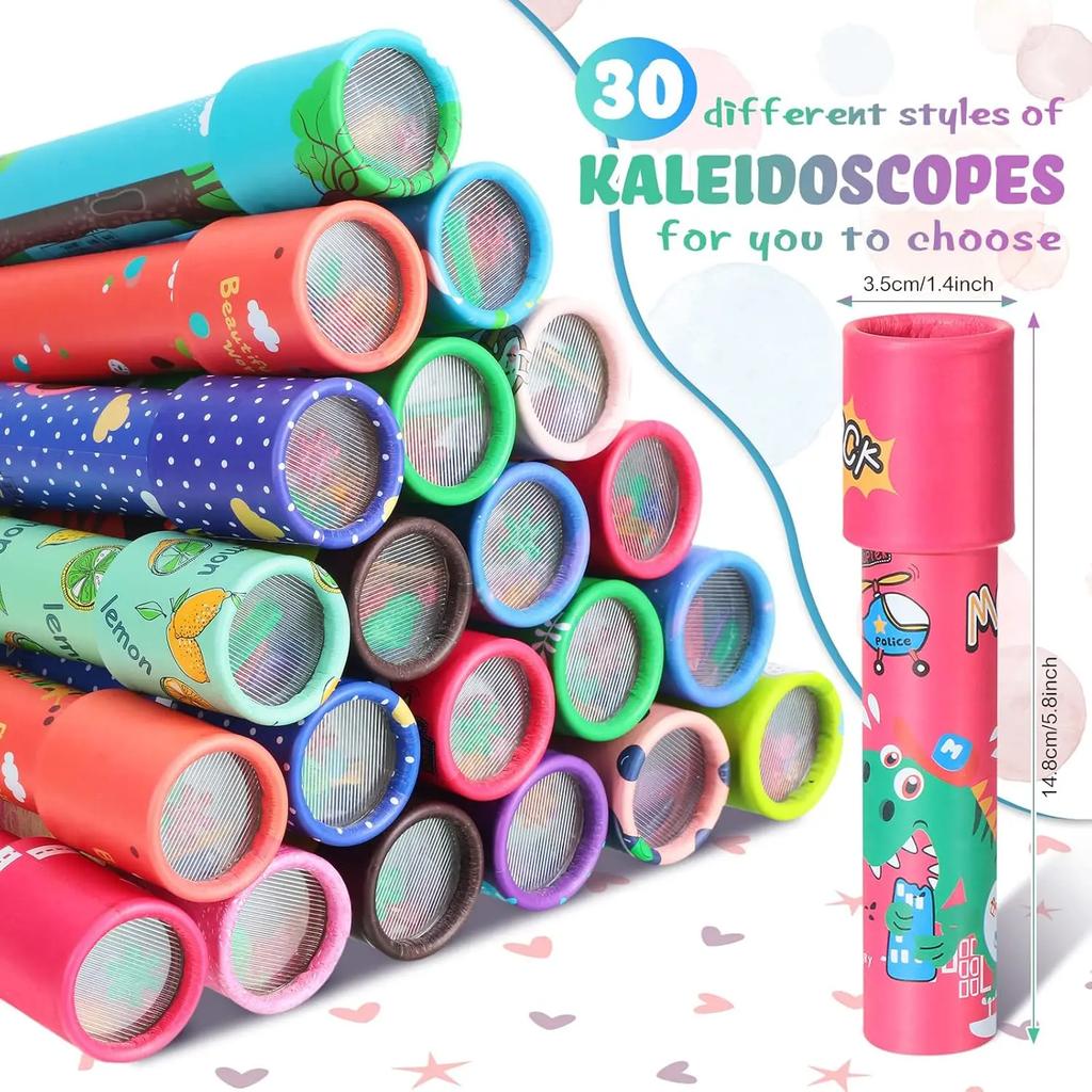 1Pc Classic Kaleidoscopes Vintage Mini Kaleidoscope Educational Toy For Kids Return Gifts School Classroom Prizes Pattern Random