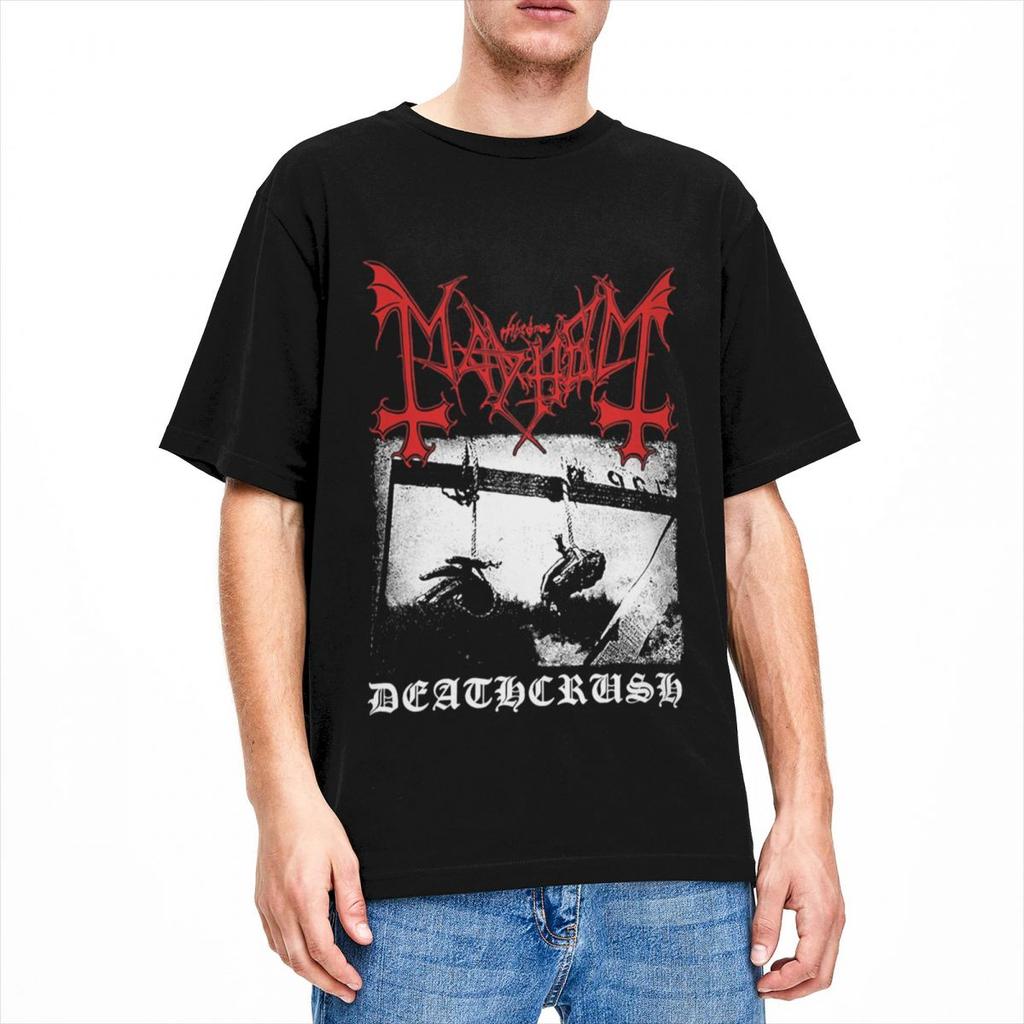 Men Women T Shirt Mayhem Deathcrush Euronymous Dead Varg  Short SleeveCotton T Shirts O Neck Large Size T Shirt
