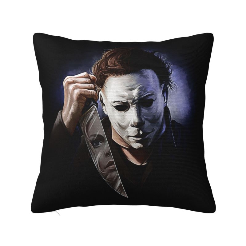 Custom Horror Movies Collage Throw Pillow Case for Living Room Vintage Scary Film Nordic Cushion Cover Square Pillowcase