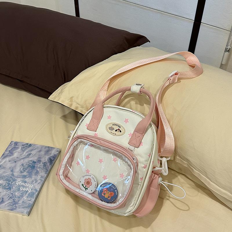 High value Japanese pain bag ins wind large capacity backpack girl travel small backpack multi-functional messenger bag tide