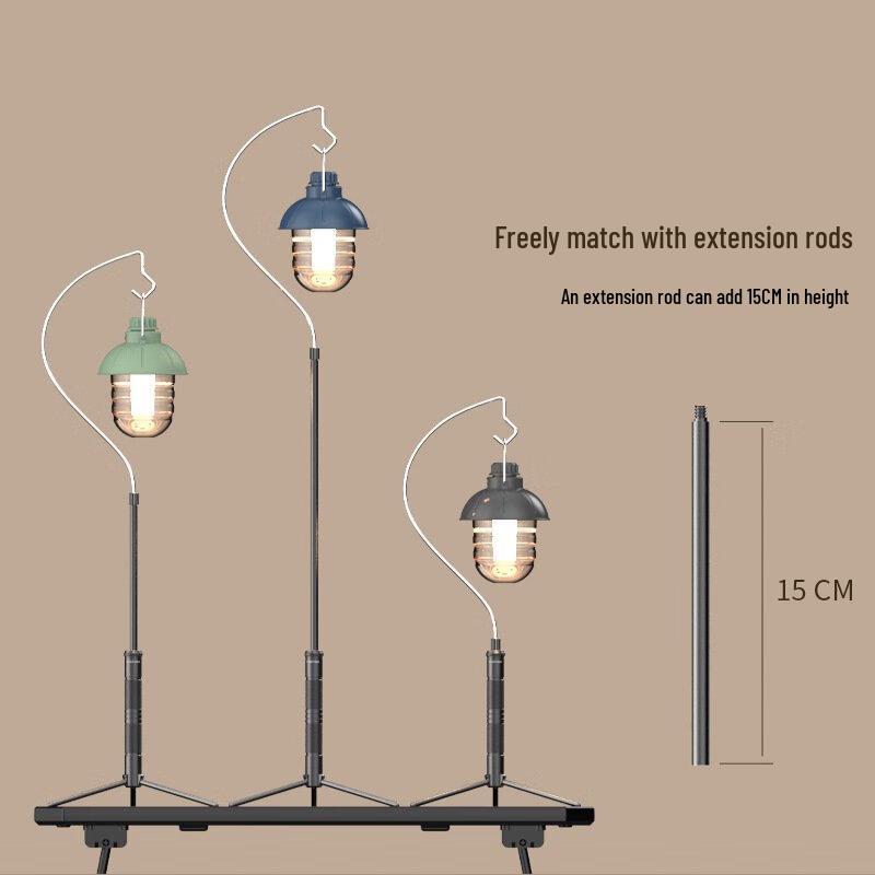 ZISIZ Foldable Outdoor Triangular Light Stand