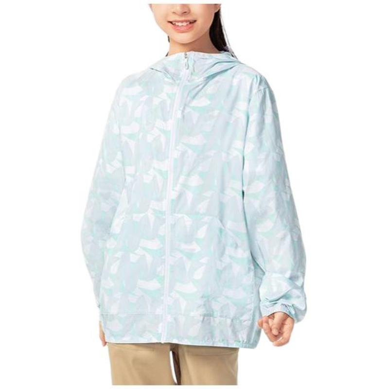 

DECATHLON Облегающая дышащая одежда с капюшоном и молнией, с длинным рукавом, для защиты от солнца для детей 165