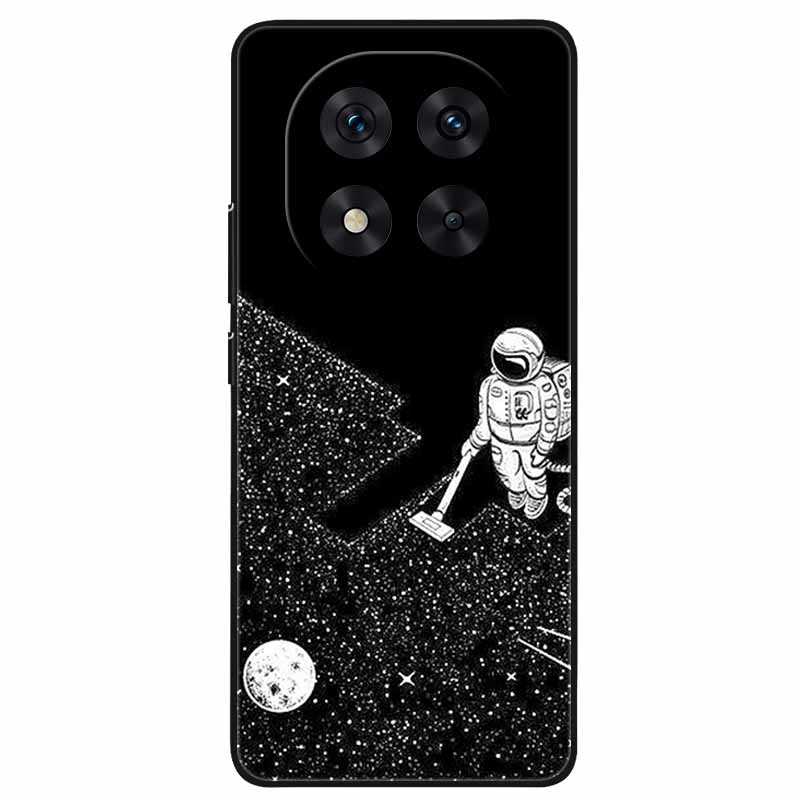 For Redmi Note 14 Pro+ Plus Case Cartoon Painted Silicone Black TPU Bumpers for Redmi Note14 Pro 5G Shockproof Soft Cover 14Pro