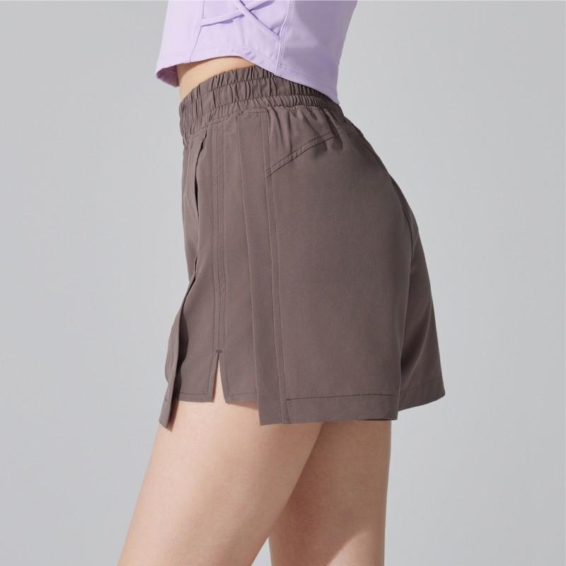 Womens Loose Fit 3/4 Length Sport Shorts Quick Dry Stretch Yoga Running Gym Pants With Pockets
