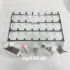 Chuangyi Stainless Steel U-Clip Fixture Tray for Surface Treatment, Mesh Design, CY490-494ZH