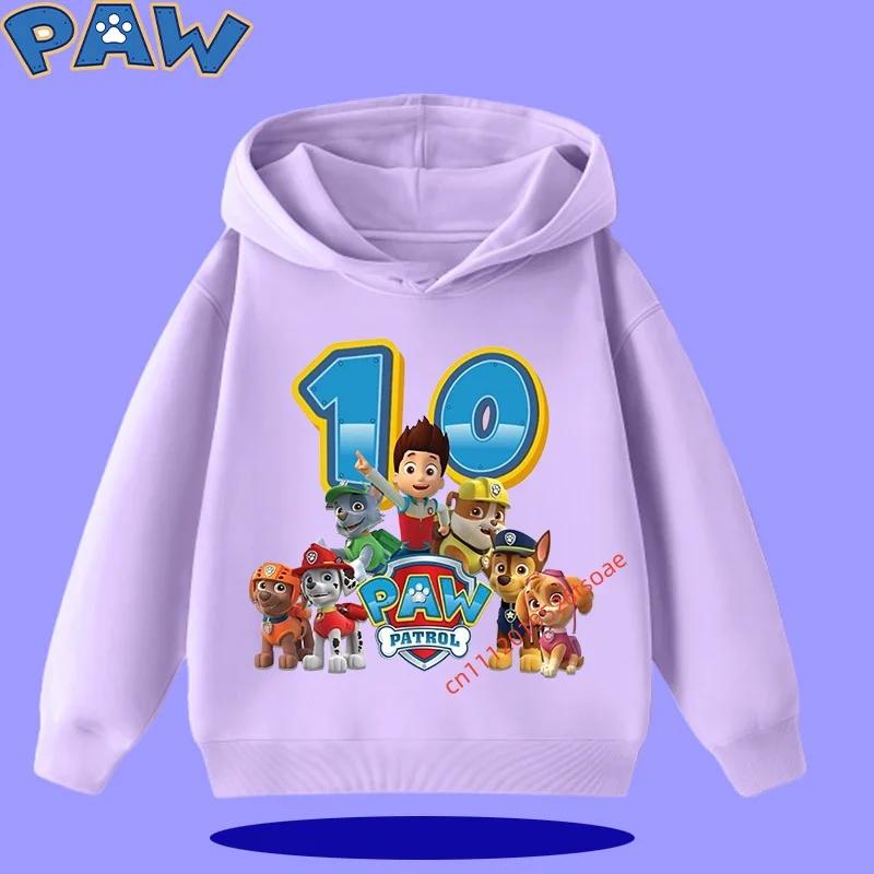 PAW Patrol Kids Hooded Sweatshirt 2026 New Style Boys' Sport Shirt Girls' Casual Shirt Sweatshirt Cartoon Print