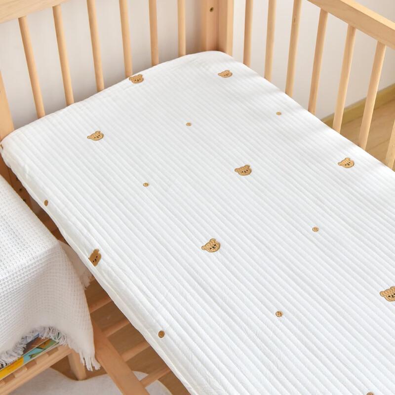 

UKKNZZ Kids Cartoon Quilted Fitted Sheet
