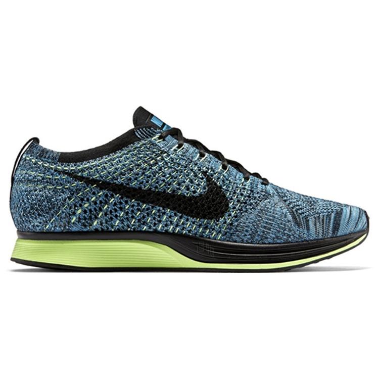 Nike Flyknit Racer Blue Gecko 526628-401