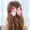 Easter Theme Bowknot Hair Barrette Bunny Egg Print Hair Clip for Kids Adults for Festival Parties and Gatherings
