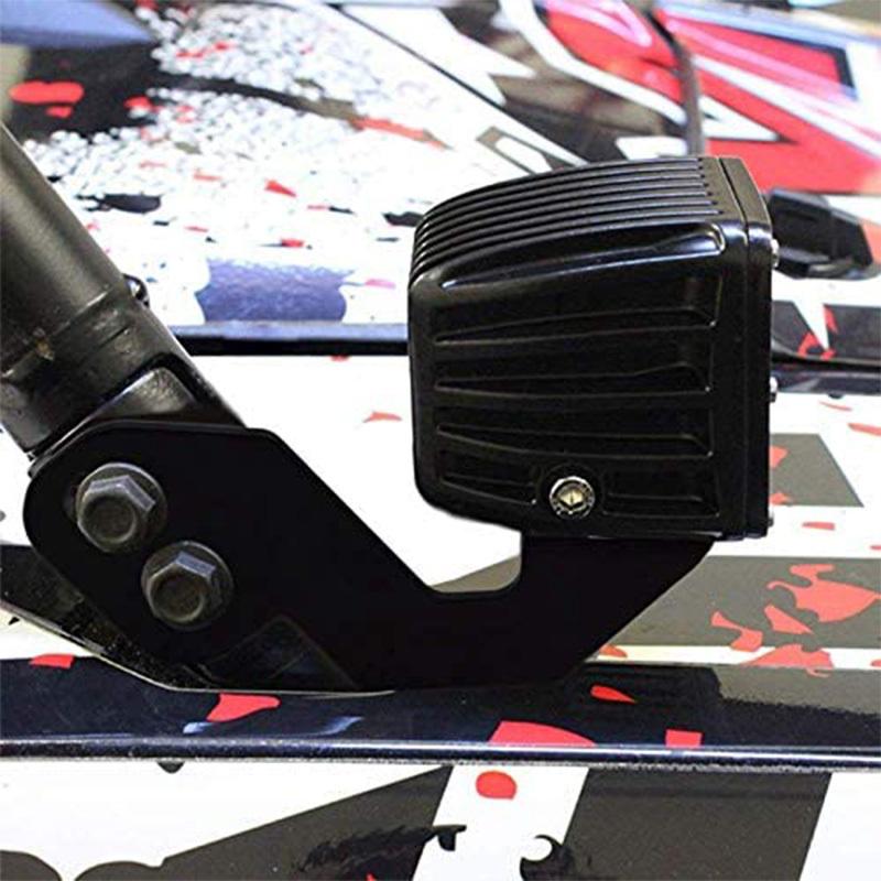 Uchwyty montażowe do lamp roboczych LED na słupku A dla Polaris RZR XP 900 1000