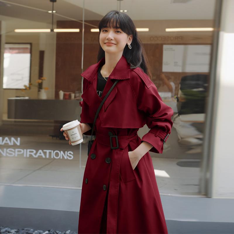 

Ветровка женская весна и осень дизайн нишевый корейский стиль пальто пальто XL