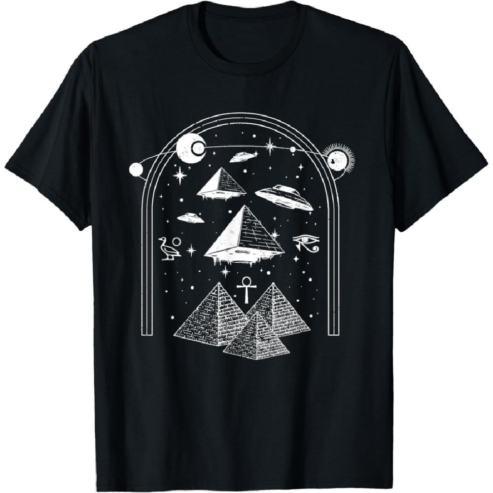 Aliens Conspiracy Theory I UFO I Ancient Egyptian Pyramids T-Shirt