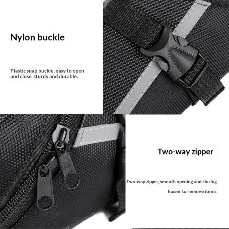 Durable Waterproof Bicycle Rear Bag Universal Tail Design 1PC for Mountain Biking