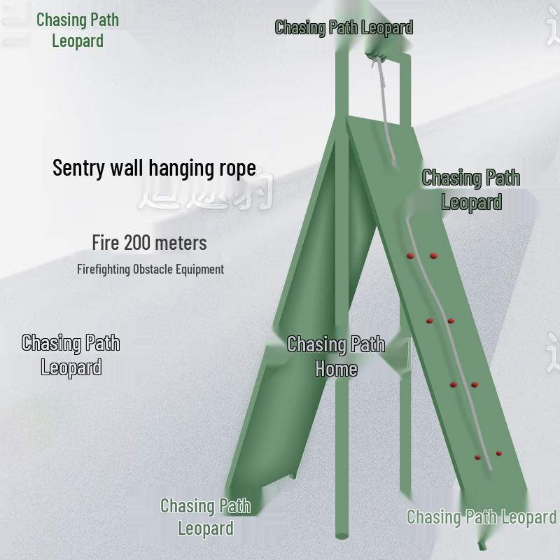 Chasing Leopard 200m Firefighting & Fitness Obstacle Course