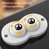 4Pcs/Pack Universal Wheels Self Adhesive Mute Smooth Rotation Strong Load-bearing Labor-saving Furniture Moving Punch-free Heavy Duty Rollers Caster