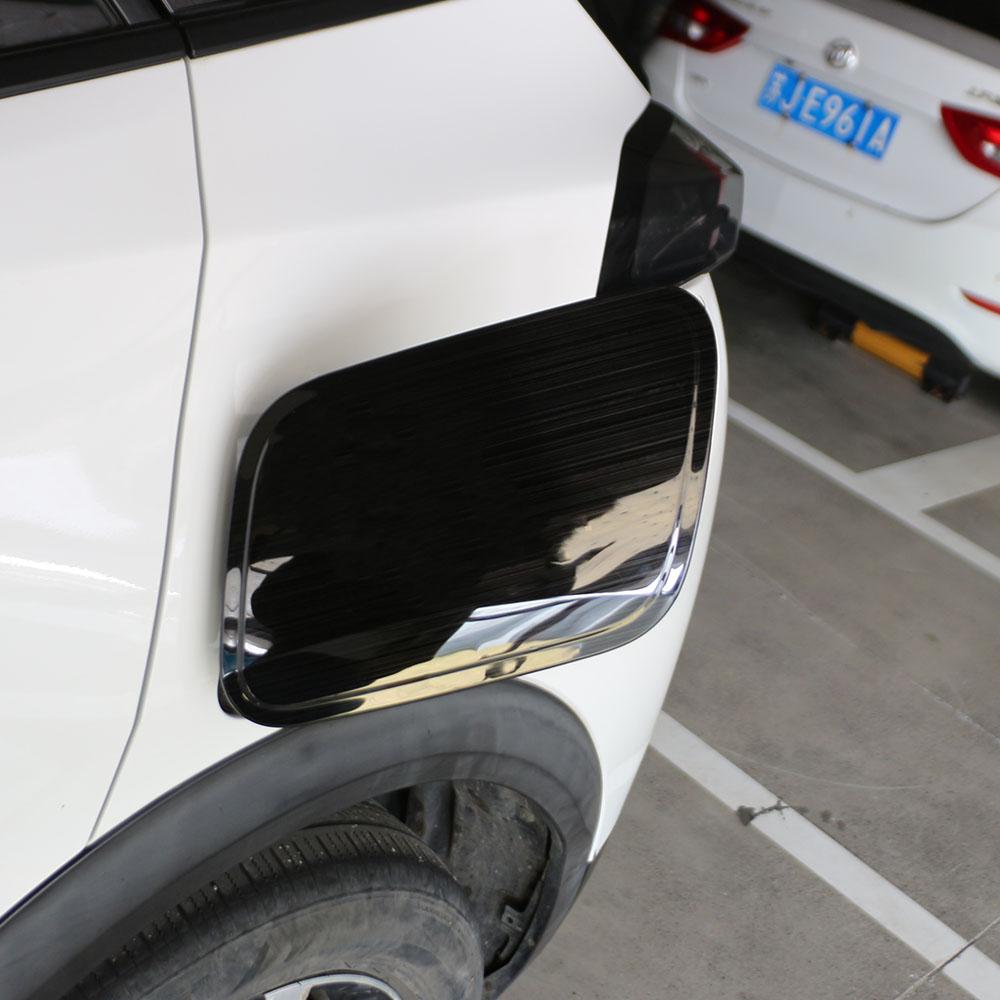 Stainless Steel Black Fuel Tank Cap Protective Cover for Peugeot 2008 2023 2022 2021 2020 Fuel Tank Decorative Sticker Protective Sequin