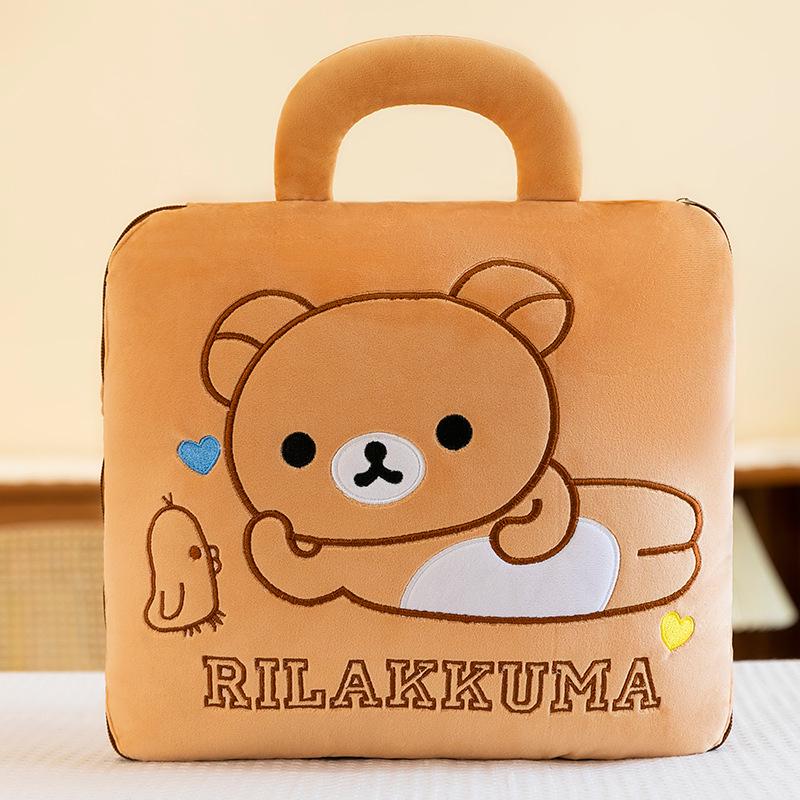 

Универсальный автомобильный плед-подушка - Складное одеяло для путешествий, дивана и офисного сна. 160cm x 100cm (Random Color Blanket)