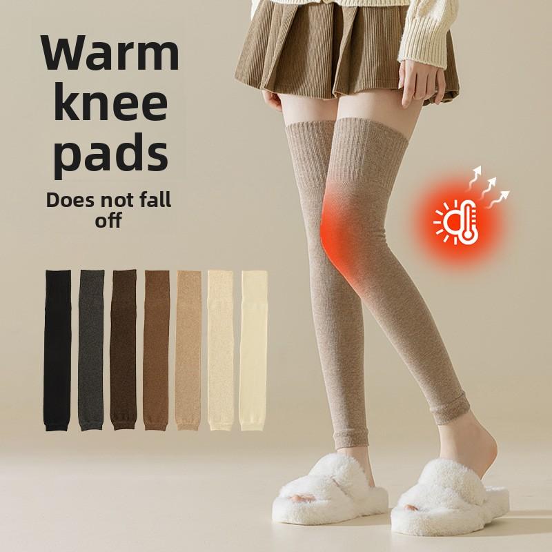 Knee Protection Socks for Women, Warm In Autumn and Winter, Knee Protection Thigh Socks That Won't Fall Off, Cold-resistant Leg Protection Socks