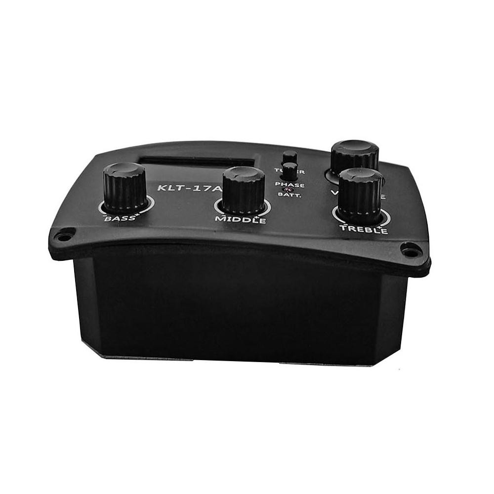 Acoustic Guitar Pickup Folk Classical Guitar Pickup LCD Display with 4-band EQ for Folk Guitar