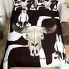 Farm Animal Duvet Cover Set Single King Queen Bohemian Mandala Bedding Set Microfiber Deer Bull Head Cow Skull Comforter Cover