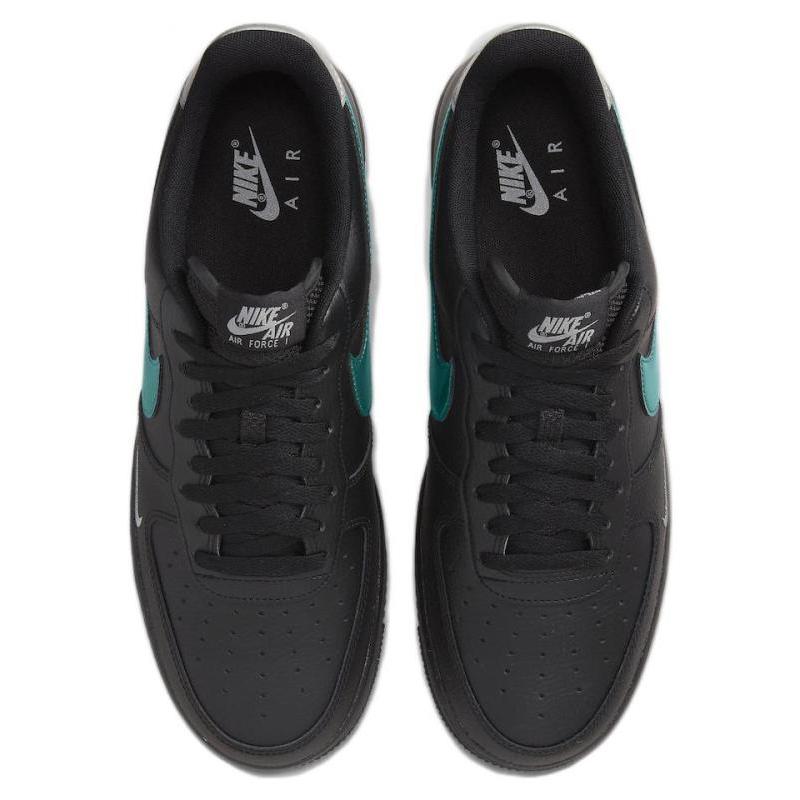 Nike Air Force 1 '07 Low Black Blue Lightning Sneakers FD0654-001