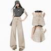 High Street American Spicy Cat Wide-Leg Jeans: Women's 2026 Spring Retro Loose Floor-Length Trend