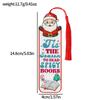 Creative Santa Claus Red Tassel Acrylic Bookmark  Reading Pages Books Annotated Students Stationary Supplies DIY Bookmark
